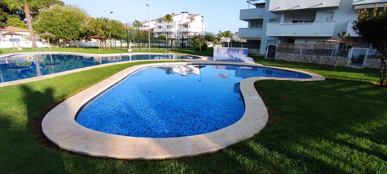 Denia Beach Apartment Jardin Privado Y Piscina エル・ベルゲル エクステリア 写真